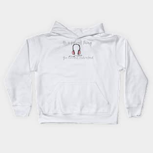 Podcast Thing Kids Hoodie